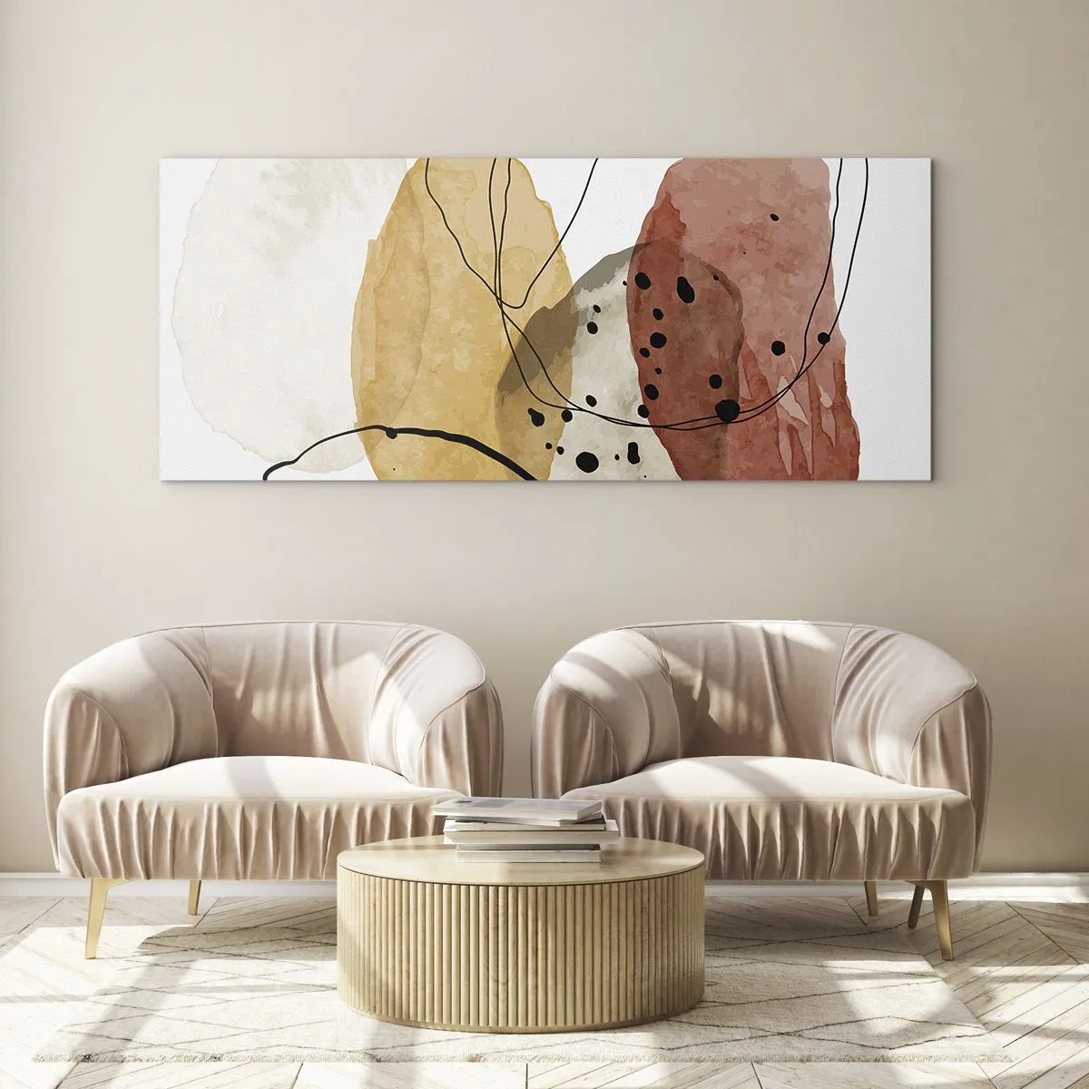 Üveg kép - Mint a könnyű, friss levegő - 140x50 cm