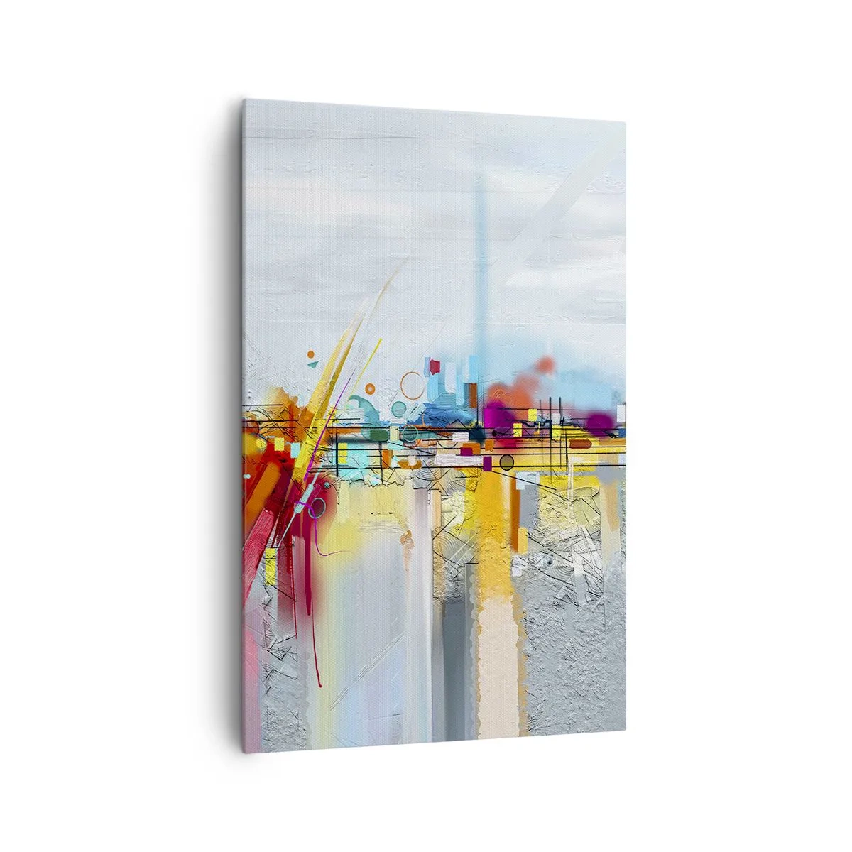 Vászonkép - Az öröm hídja az élet folyóján - 80x120 cm