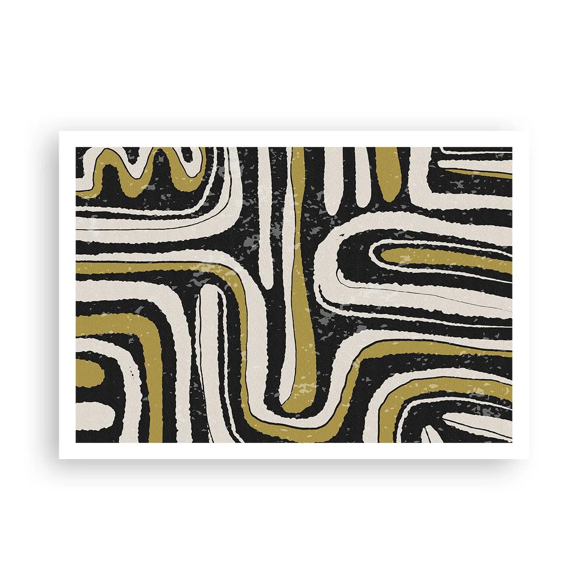 Poszter - Kompozíció: traktusok és sikátorok - 100x70 cm