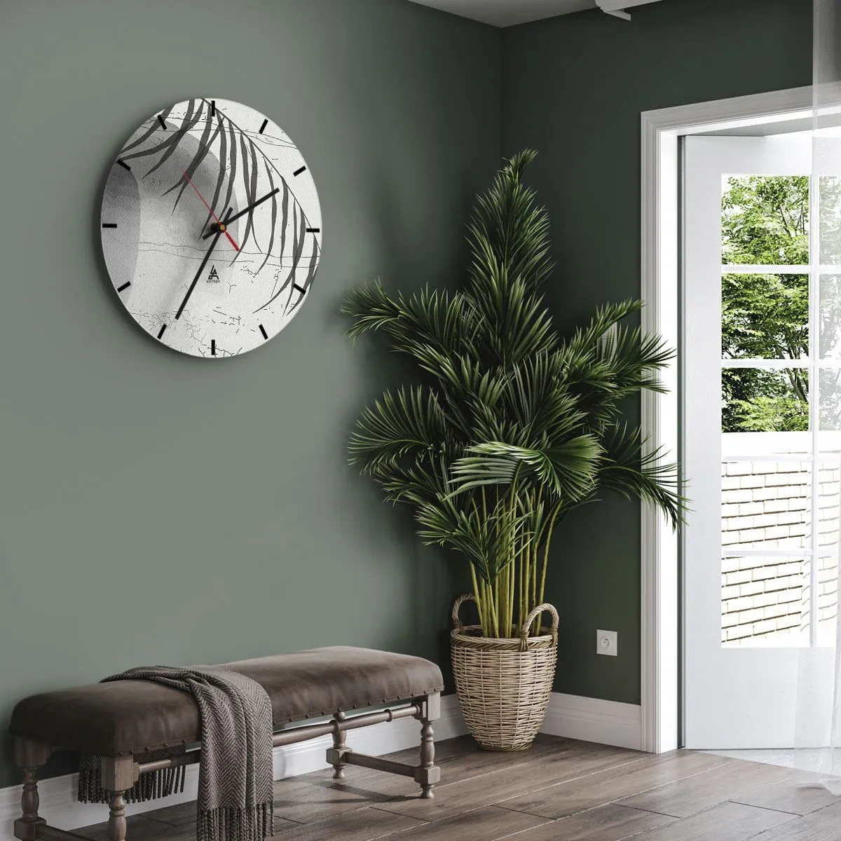 Falióra, Óra - A természet finom egzotikuma - 30x30 cm