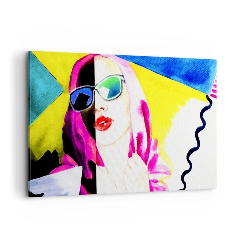 Vászonkép - Nem vagyok fehér és nem vagyok fekete - 120x80 cm