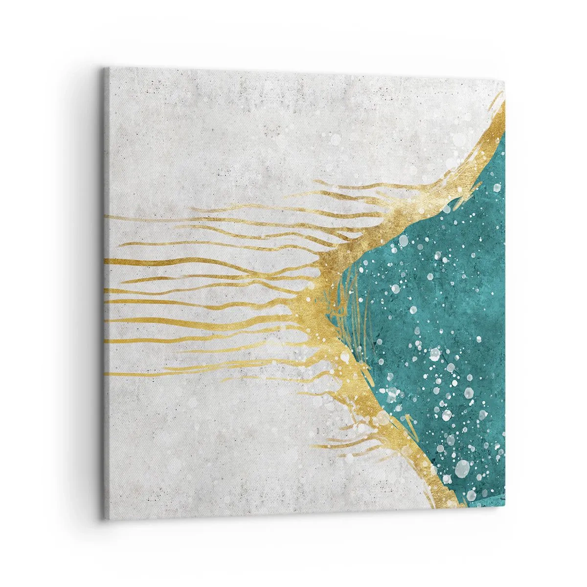 Vászonkép - Aranyló dagály - 50x50 cm