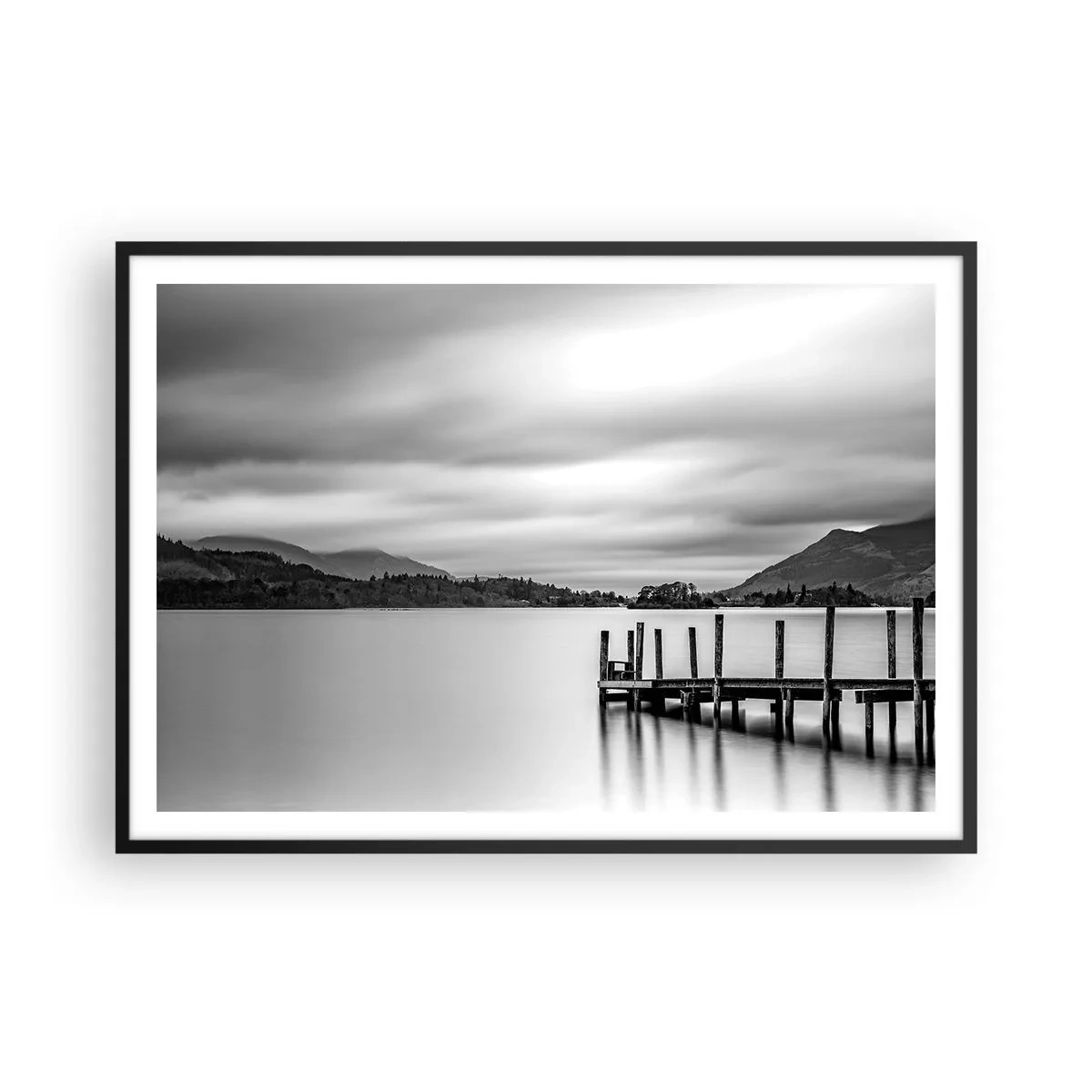 Poszter fehér keretben - Szelídség és erő - 100x70 cm