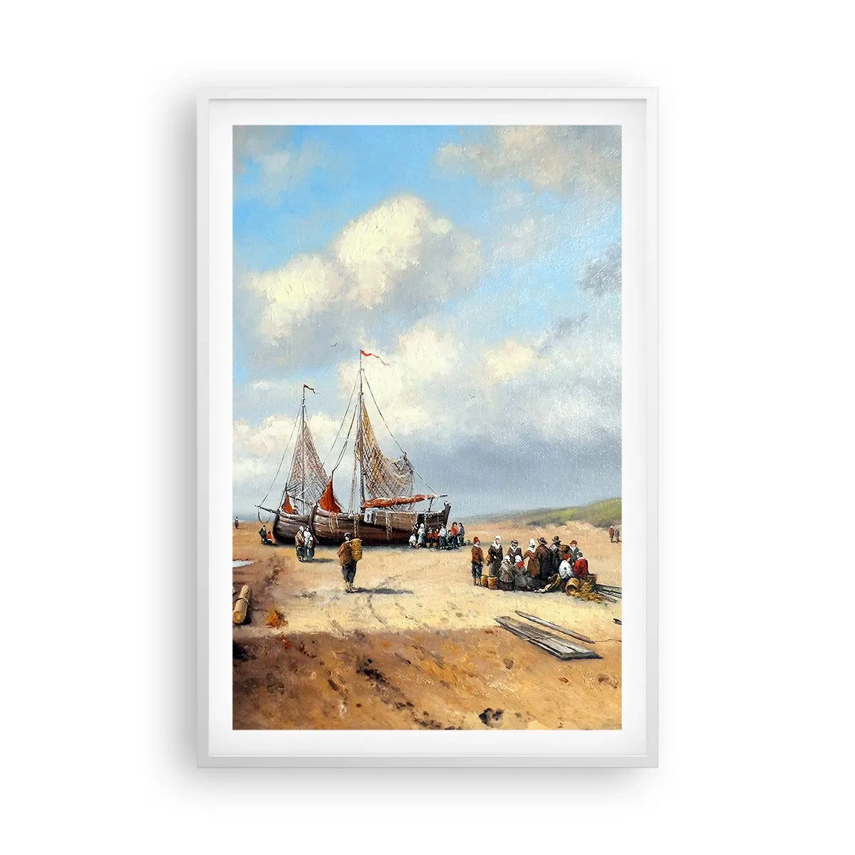 Poszter fekete keretben - Egy sikeres fogás után - 61x91 cm