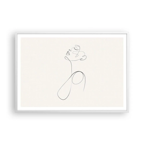 Poszter fekete keretben - Álmokban hurkolt - 100x70 cm