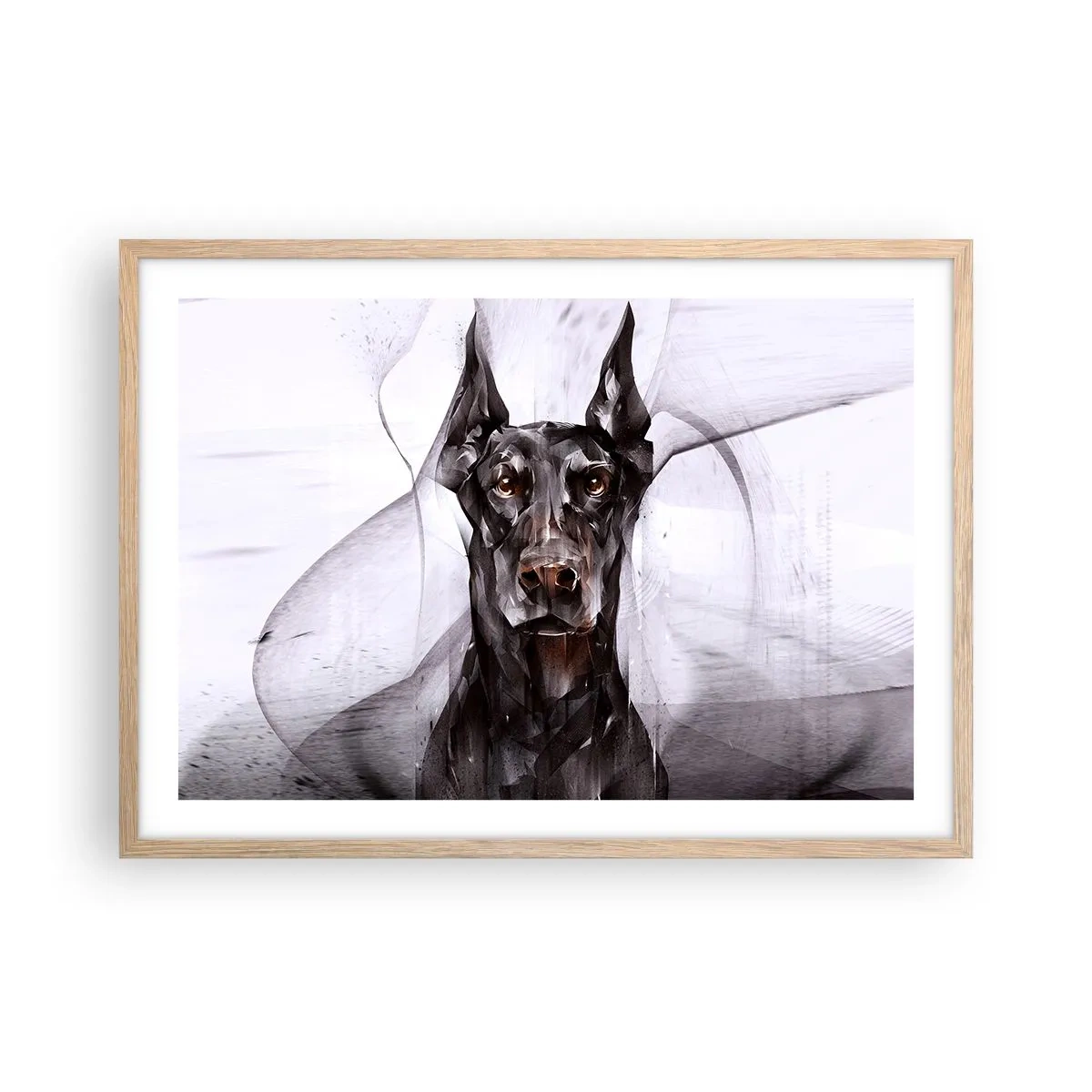 Poszter világos tölgy keretben - Nemes születésű - 70x50 cm