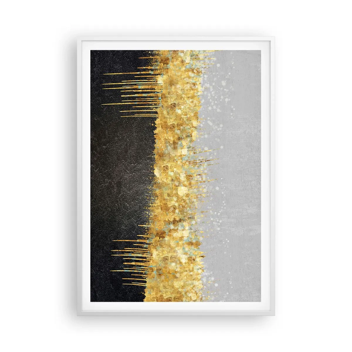 Poszter fekete keretben - Befelé és felfelé - 70x100 cm