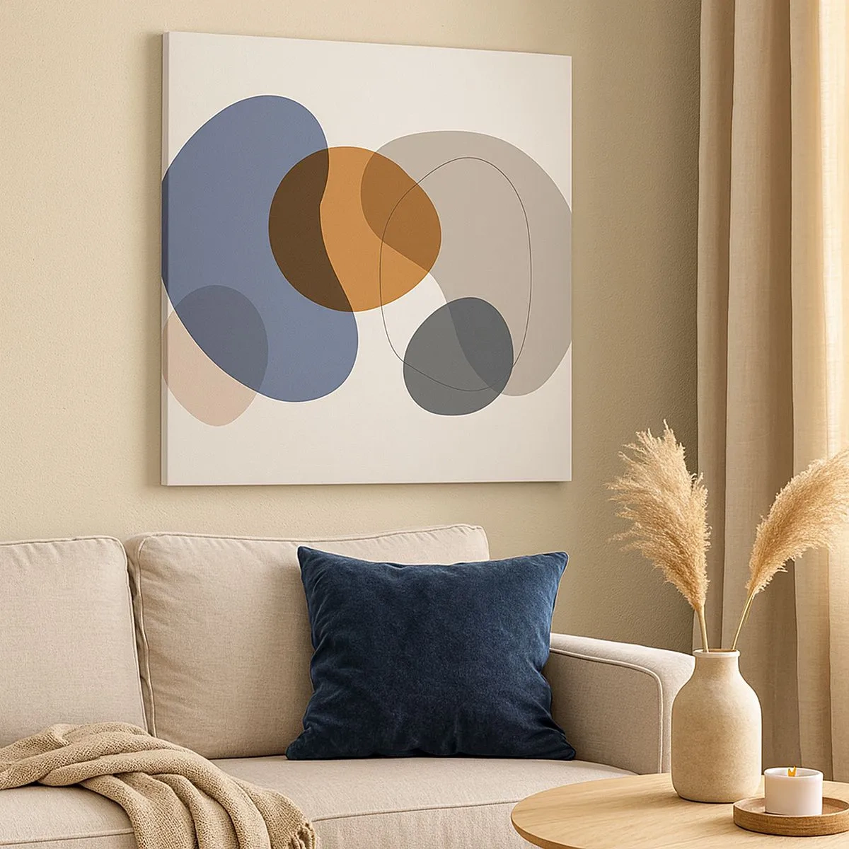 Vászonkép - Színek cseppjei - 30x30 cm