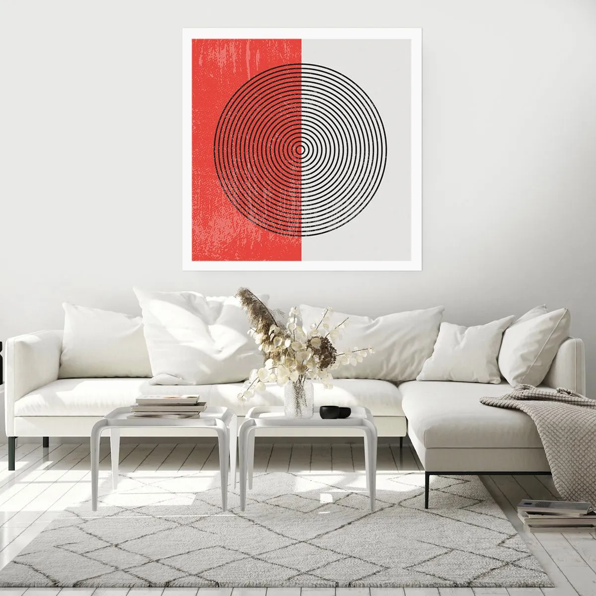 Poszter - Pont a célba - 40x40 cm