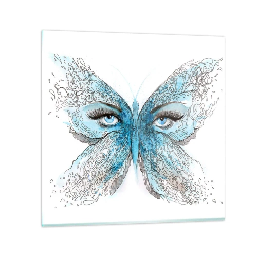 Üveg kép - Modraszek eros - 50x50 cm