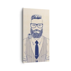 Vászonkép - Vidám, férfias és divatos - 65x120 cm