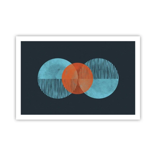 Poszter - Szimmetrikus kompozíció - 91x61 cm