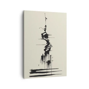 Vászonkép - Sietős absztrakció - 50x70 cm