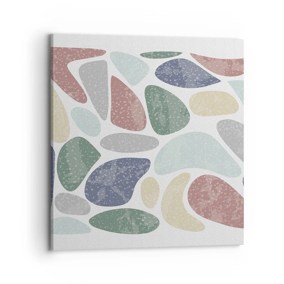 Vászonkép - Mozaik púderes színekből - 70x70 cm