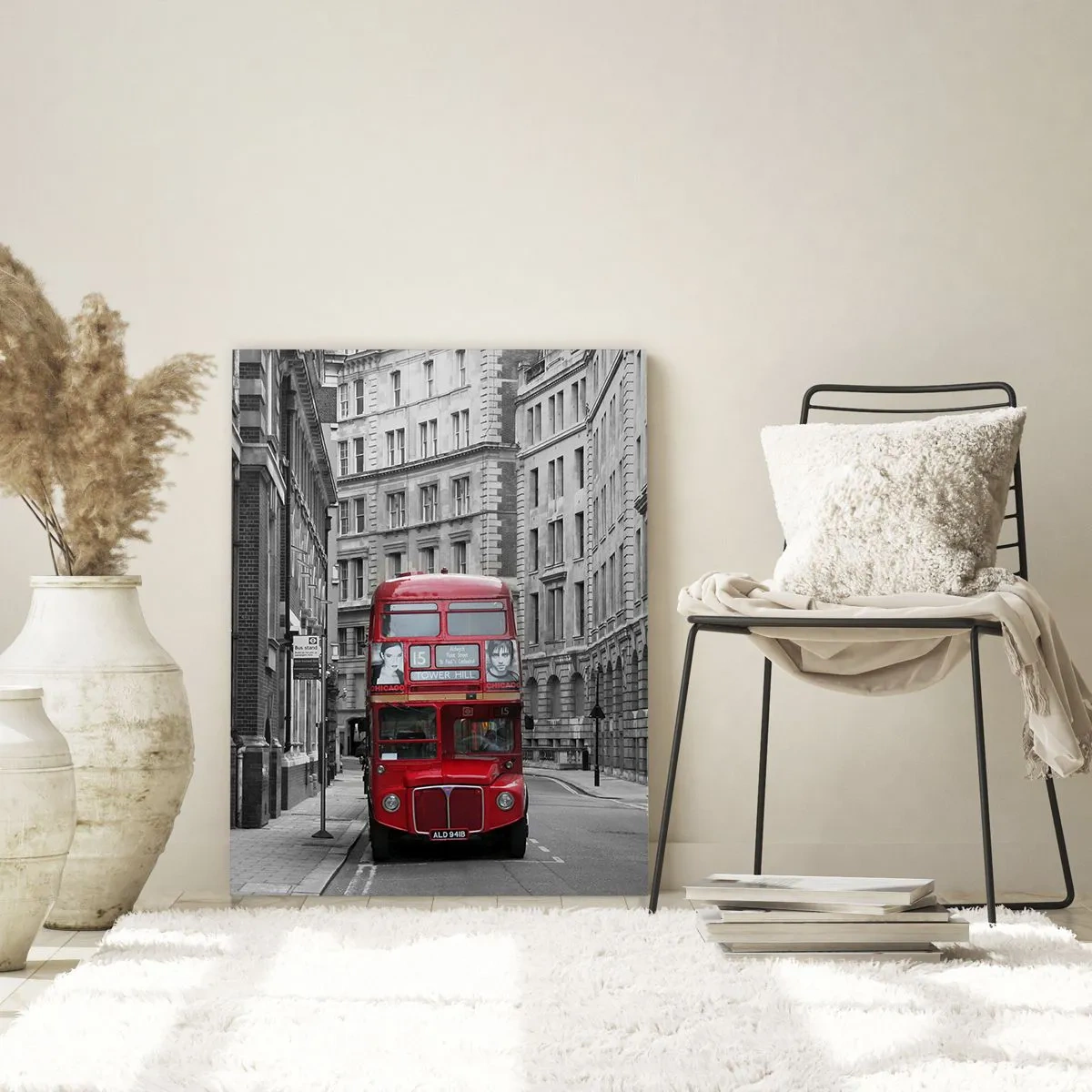 Üveg kép - A mindennapi életnek nem kell szürkének lennie - 70x100 cm