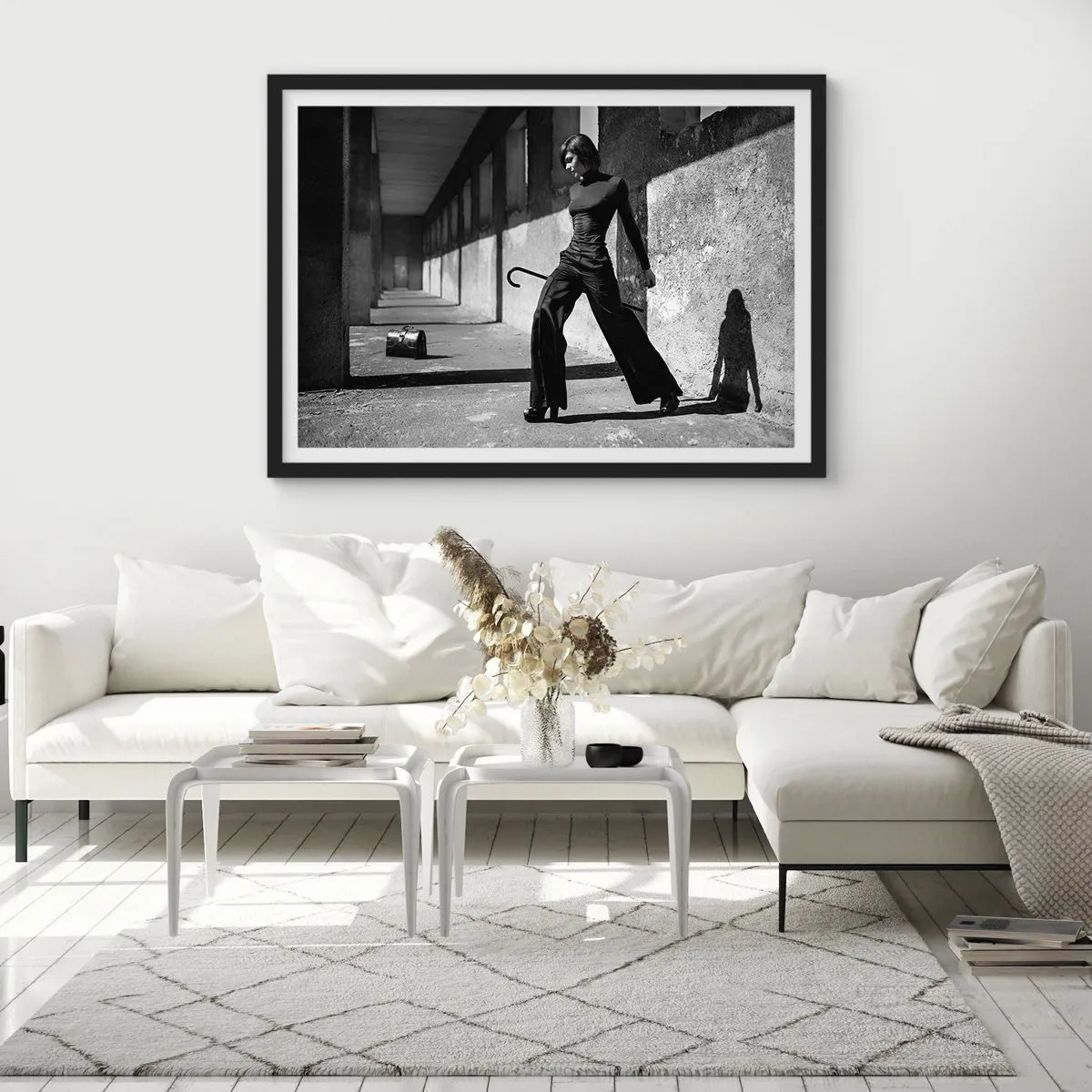 Poszter fehér keretben -   Városi elegancia - 100x70 cm
