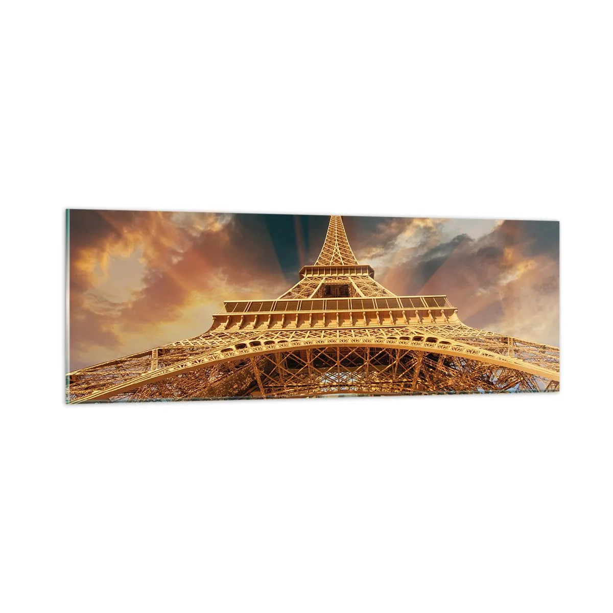 Üveg kép - Ahogy az emberiség eljutott az egekig - 90x30 cm