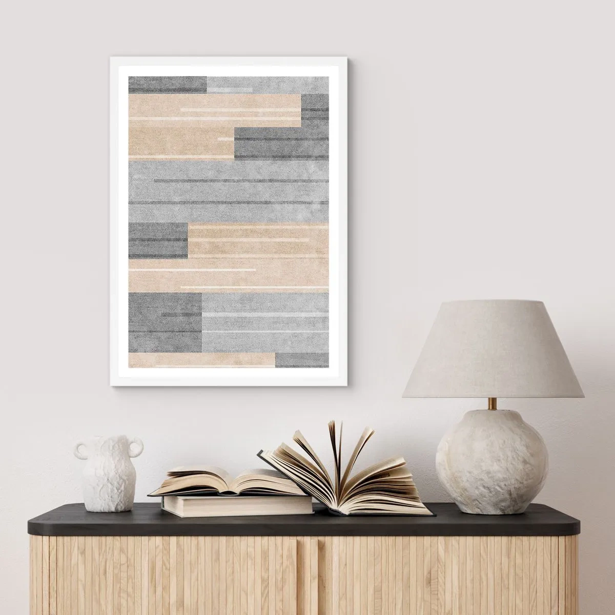 Poszter fekete keretben - Kompozíció: tartsa a függőlegeset - 50x70 cm