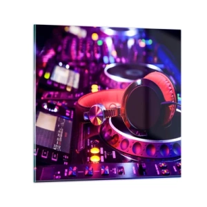 Üveg kép - Mielőtt a móka elkezdődik - 40x40 cm