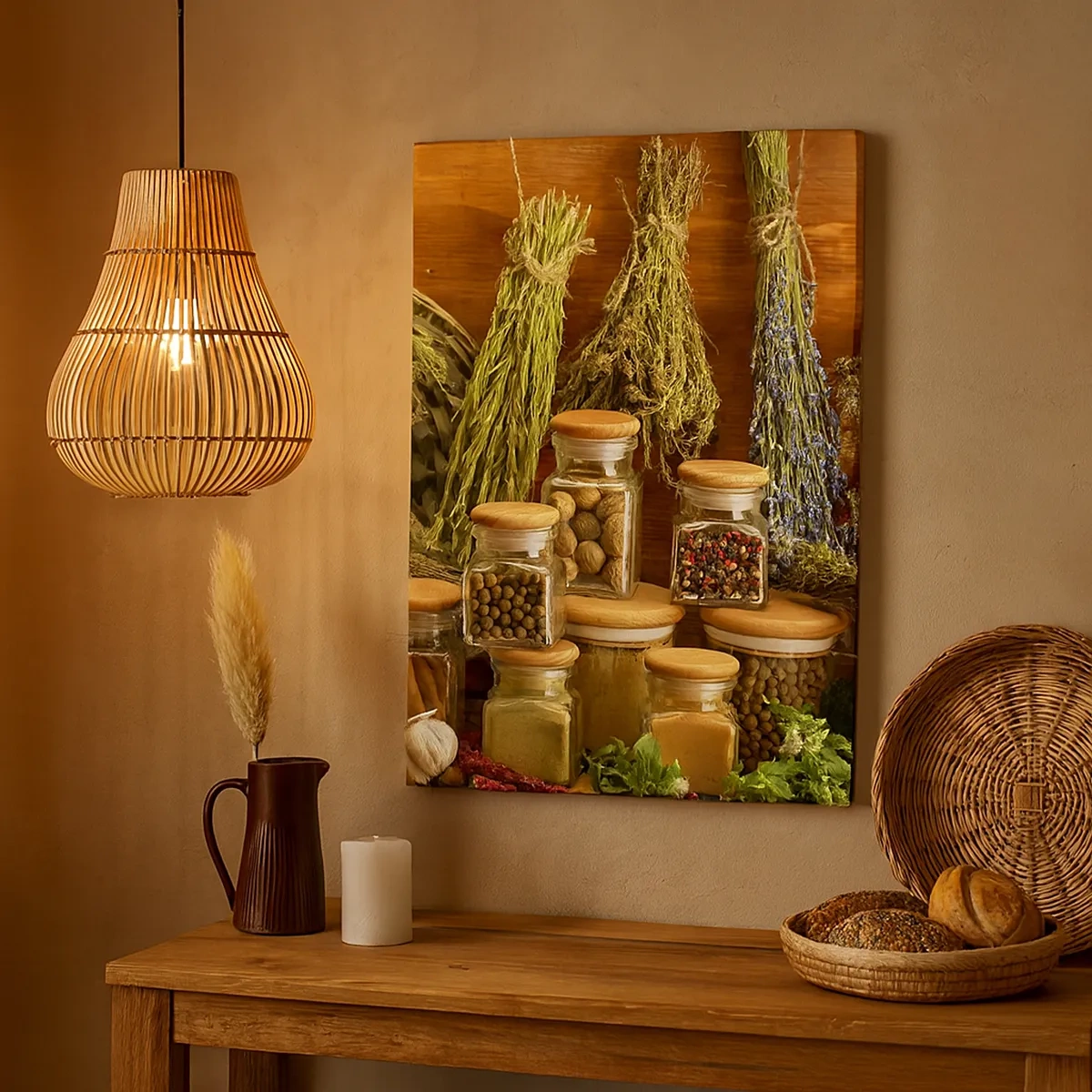 Vászonkép - Konyhai varázslatok - 50x70 cm