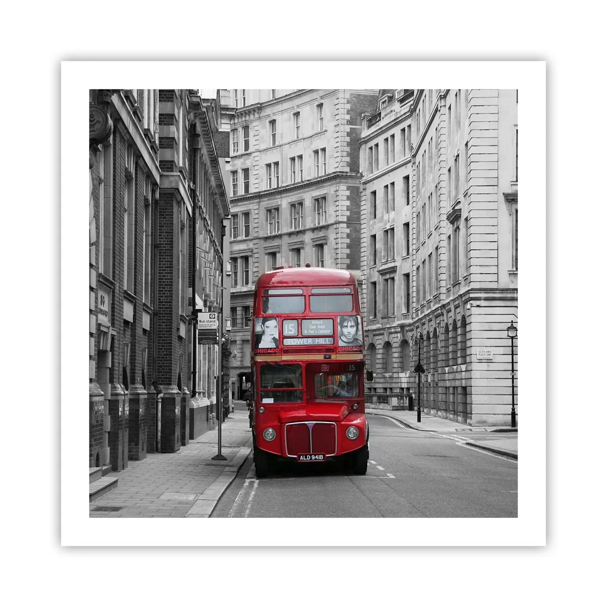 Poszter - A mindennapi életnek nem kell szürkének lennie - 60x60 cm