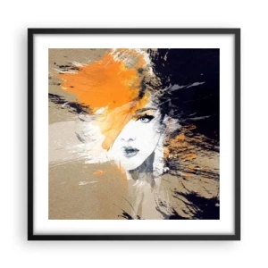 Poszter fehér keretben - És van fény - 50x50 cm