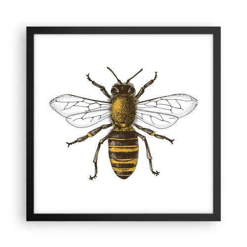 Poszter fehér keretben - Gyönyörű és jó - 40x40 cm