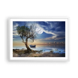 Poszter fekete keretben - Ez a vég vagy a kezdet? - 70x50 cm