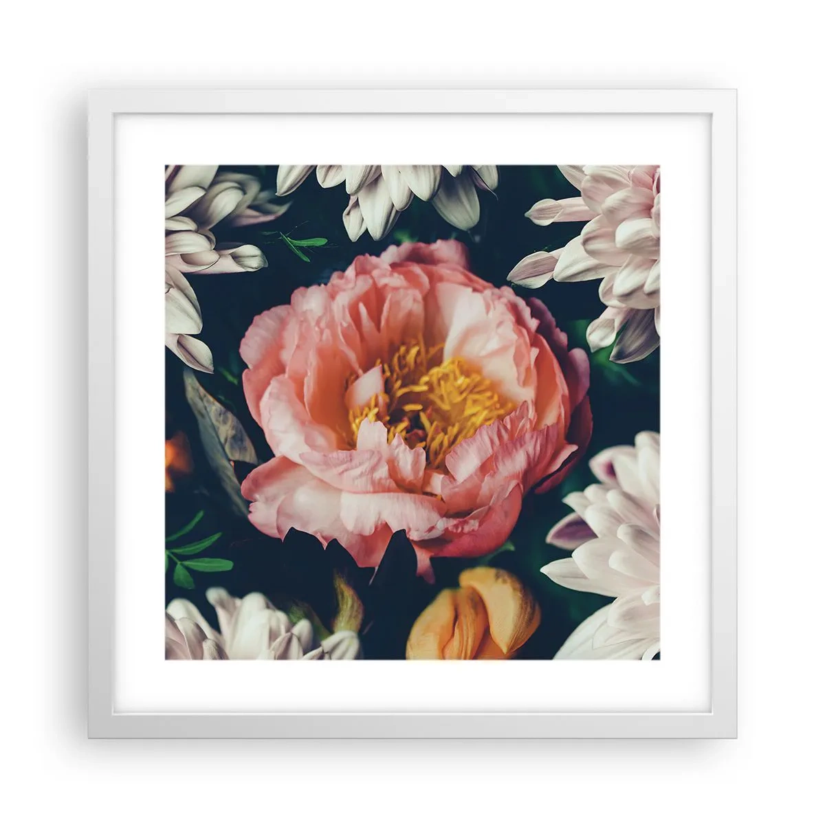 Poszter fekete keretben - Barokk pompával - 40x40 cm