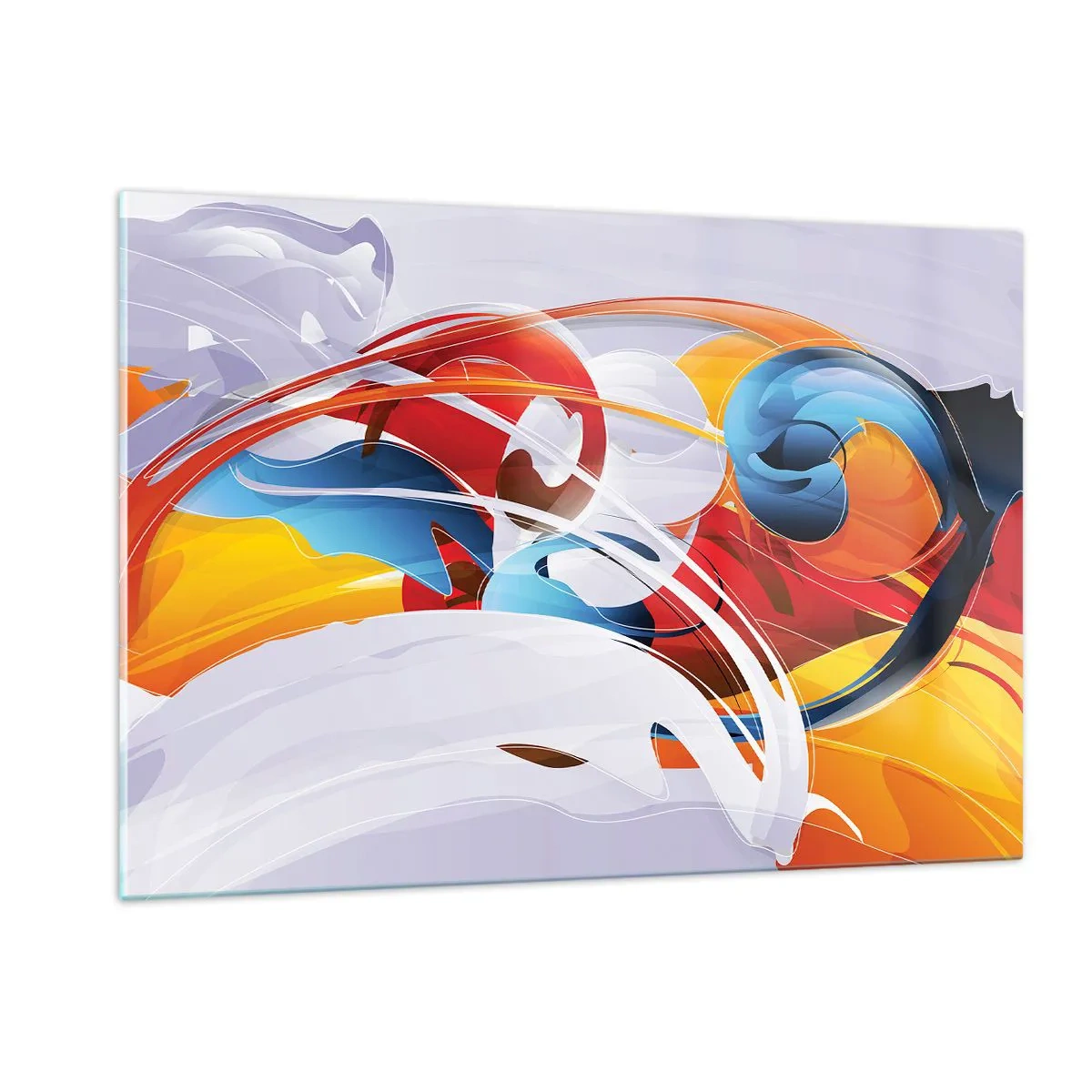 Üveg kép - Az elemek tánca - 120x80 cm