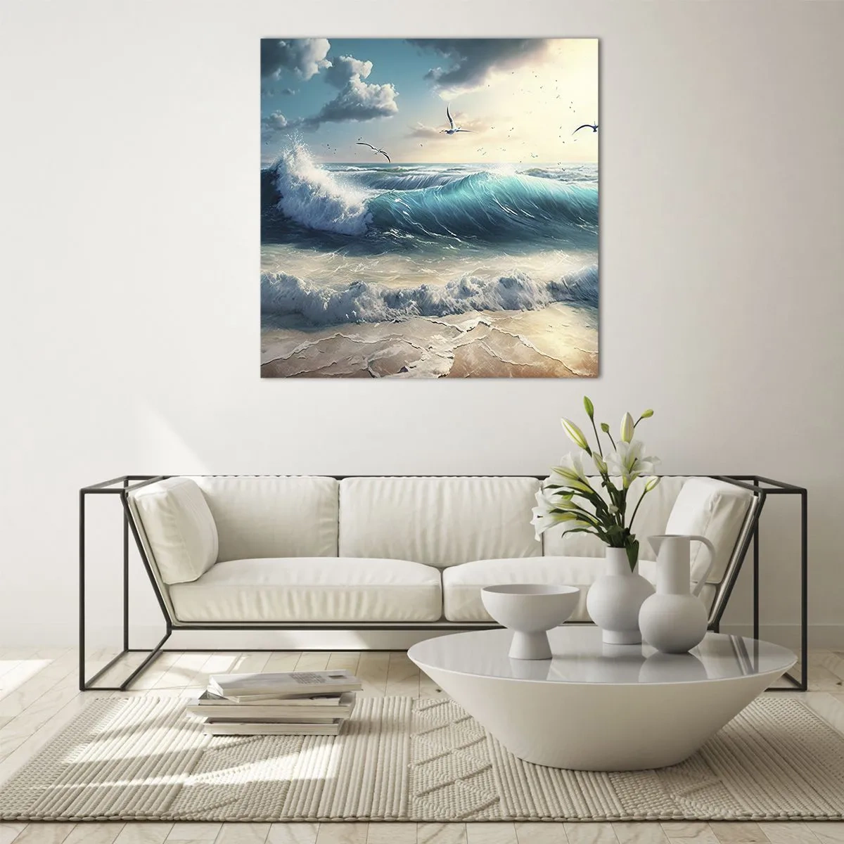 Üveg kép - Zaj csak neked - 60x60 cm