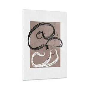 Üveg kép - Kompozíció - a teljesség keresése - 70x100 cm