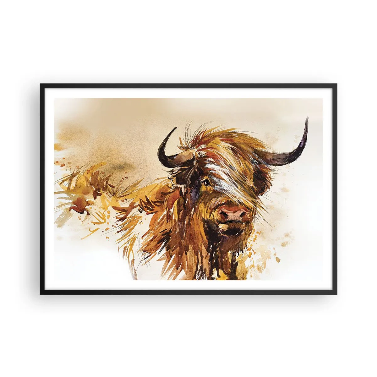 Poszter fehér keretben - A vadász büszkesége - 100x70 cm