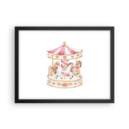 Poszter fehér keretben - A gyermekkor édes világa - 40x30 cm