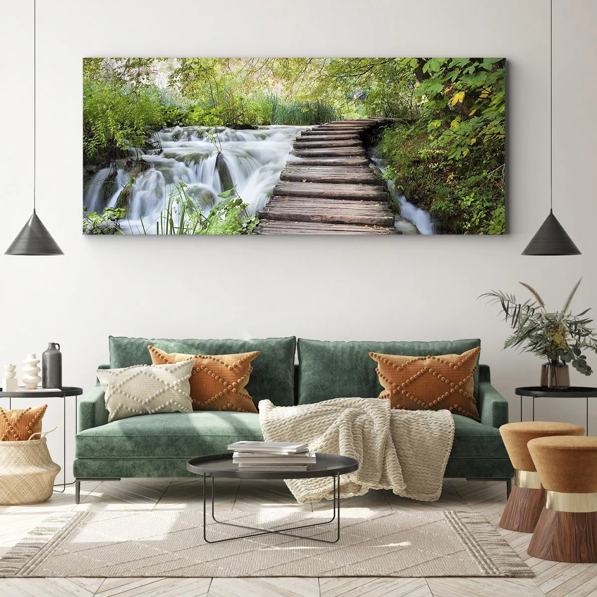 Vászonkép - A víz egyáltalán nem csendes - 100x40 cm