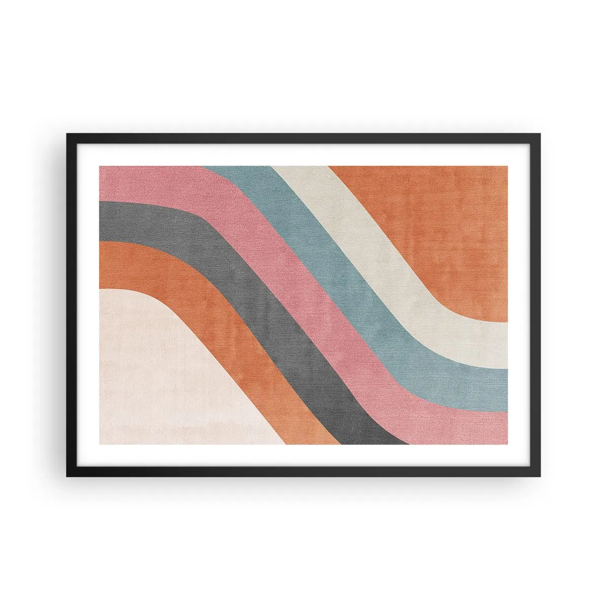 Poszter fehér keretben - Diagonális kompozíció - mozgás - 70x50 cm