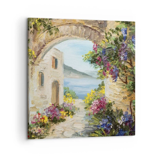 Vászonkép - Egy tengerparti vidék varázsa - 50x50 cm