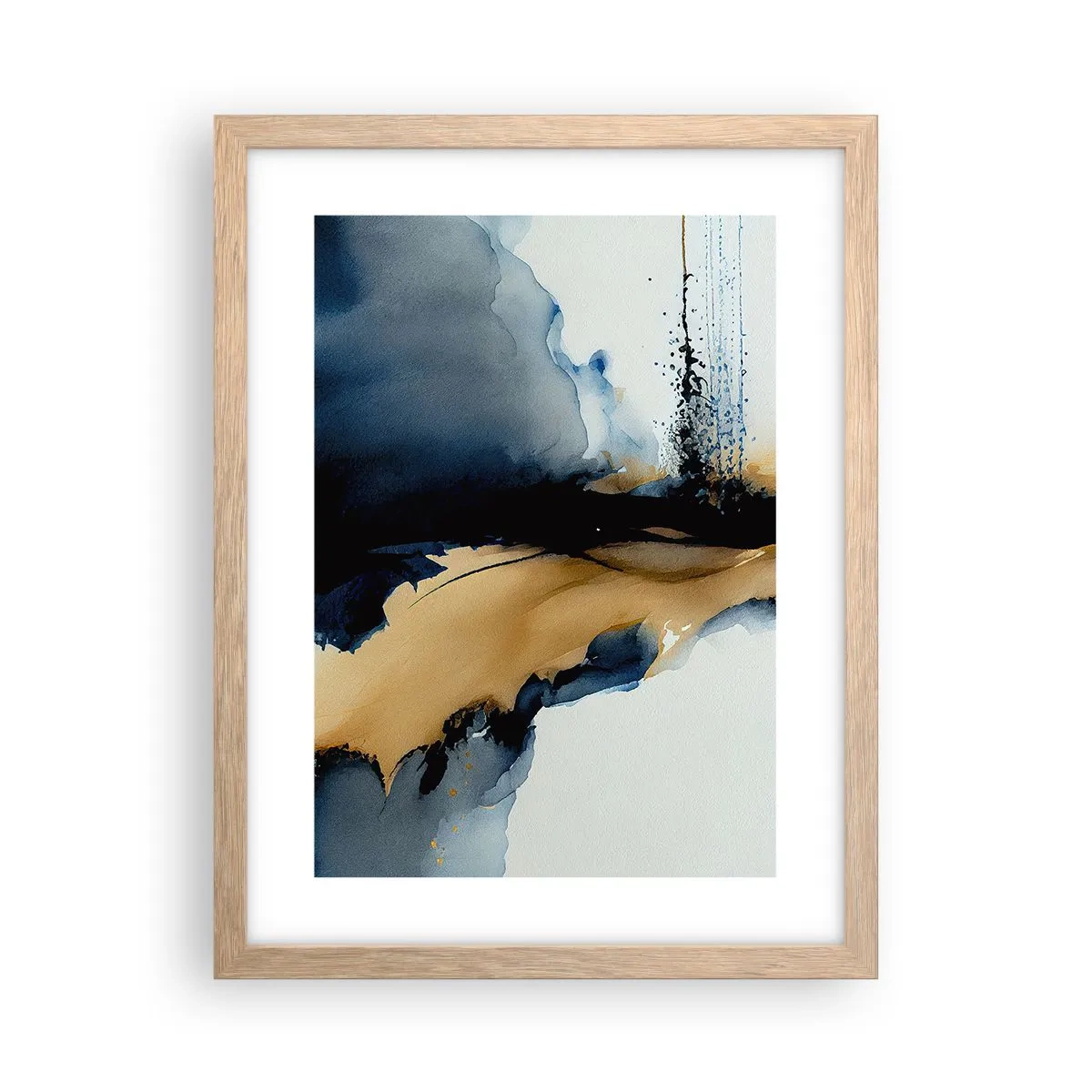 Poszter világos tölgy keretben - A fátyol mögött - 30x40 cm