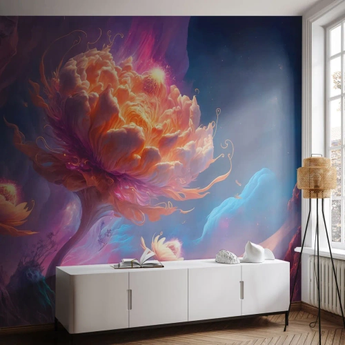 Öntapadós Fotótapéta Deluxe Sticker - Egy másik világ - Fantasztikus, Föld, Virágok - 300x210 cm