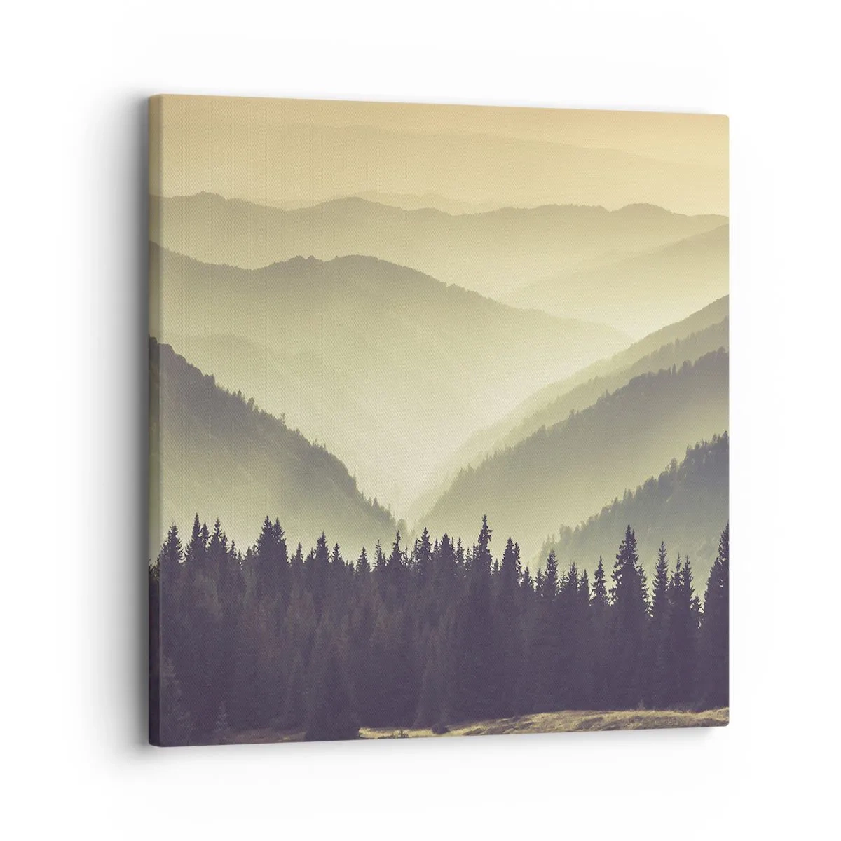 Vászonkép - Hegyeken túl… - 30x30 cm