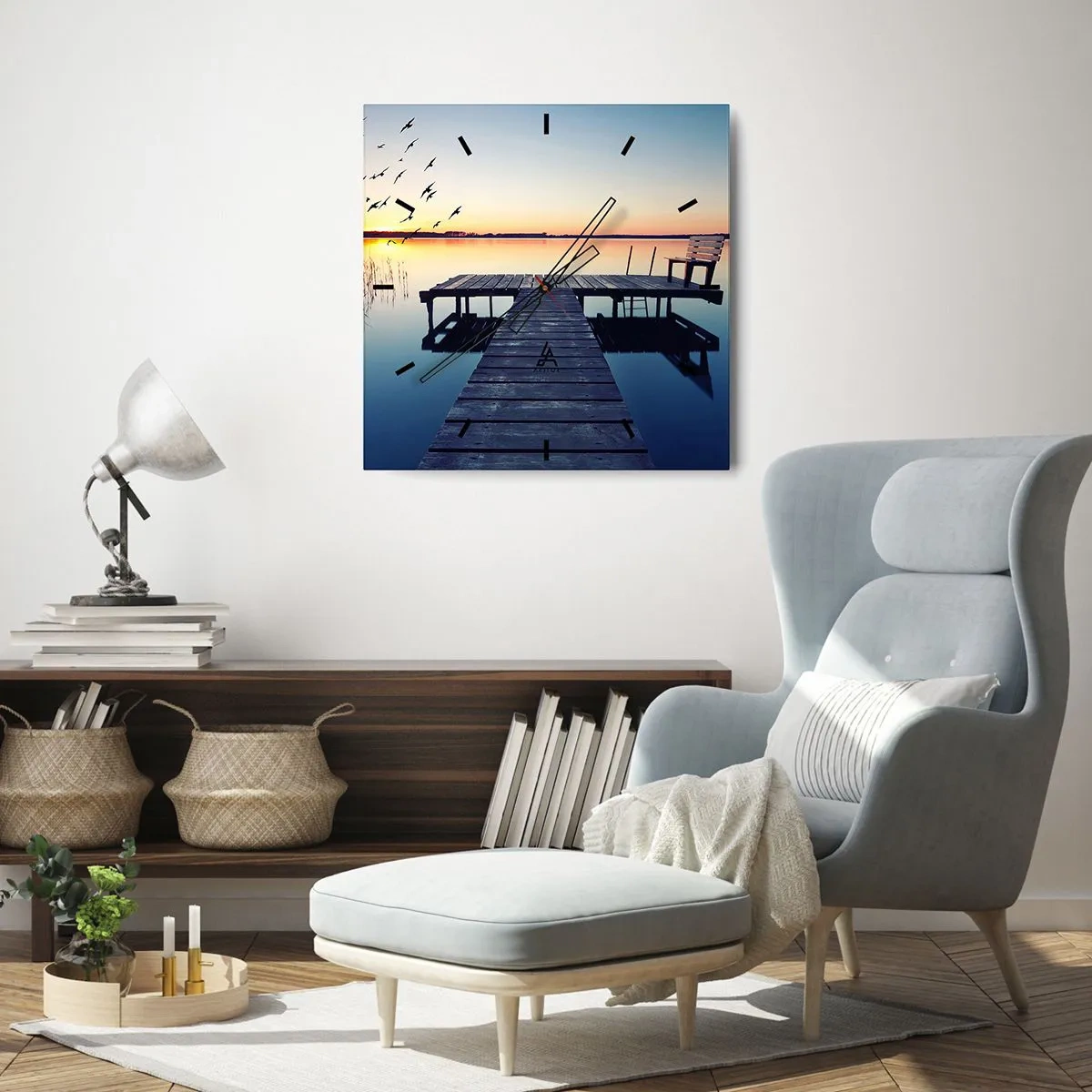 Falióra, Óra - Jó nap volt - 30x30 cm