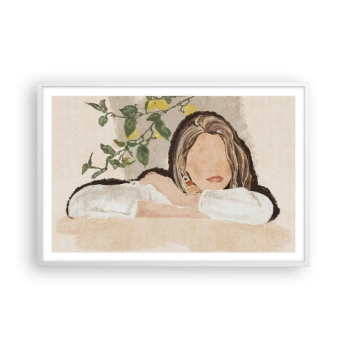 Poszter fekete keretben - Déli szépség - 91x61 cm