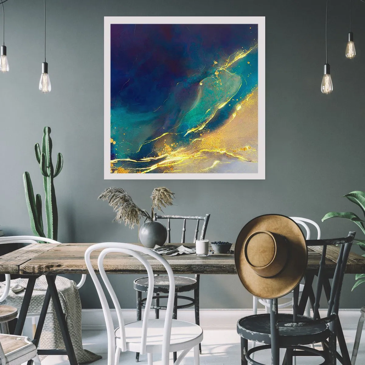 Poszter - Az arany lagúnaövezet - 60x60 cm