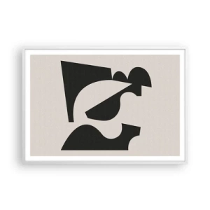 Poszter fekete keretben - Önálló összeállításra - 100x70 cm