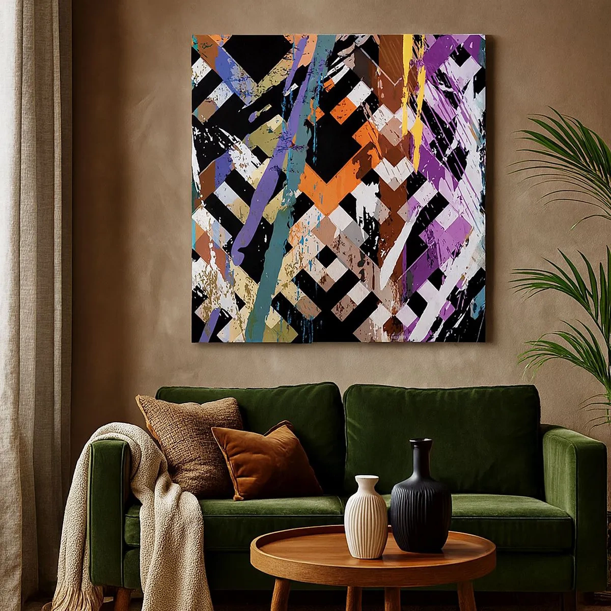 Vászonkép - A négyzeten - 30x30 cm