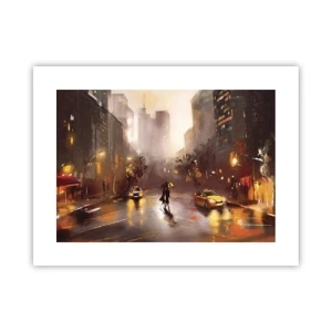 Poszter - New York fényében - 40x30 cm