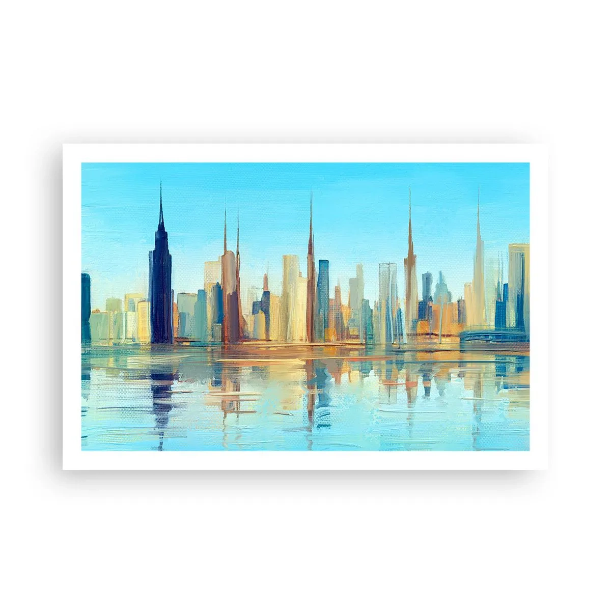 Poszter - Napfényes metropolisz - 91x61 cm