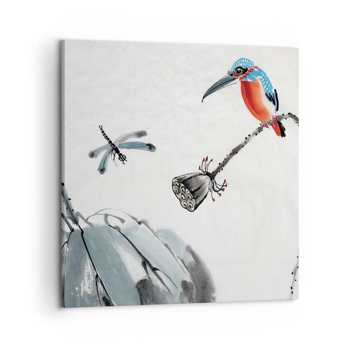 Vászonkép - A rét élete - 50x50 cm