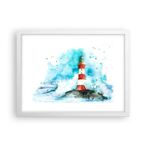 Poszter fekete keretben - Az elemek egysége - 40x30 cm