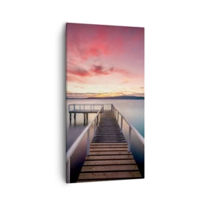 Vászonkép - Az este szelíd lángja - 55x100 cm